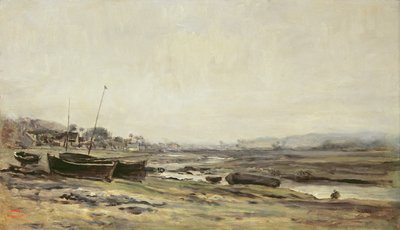 漁船 作： Charles Francois Daubigny